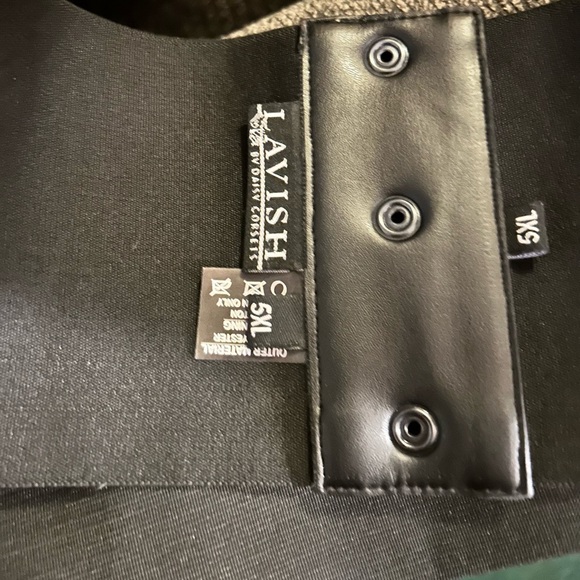 Lavish Red Plaid Lace-Up Corset plus 5 X NWOT new - Picture 5 of 5